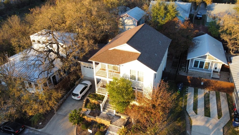 Residential roof installation